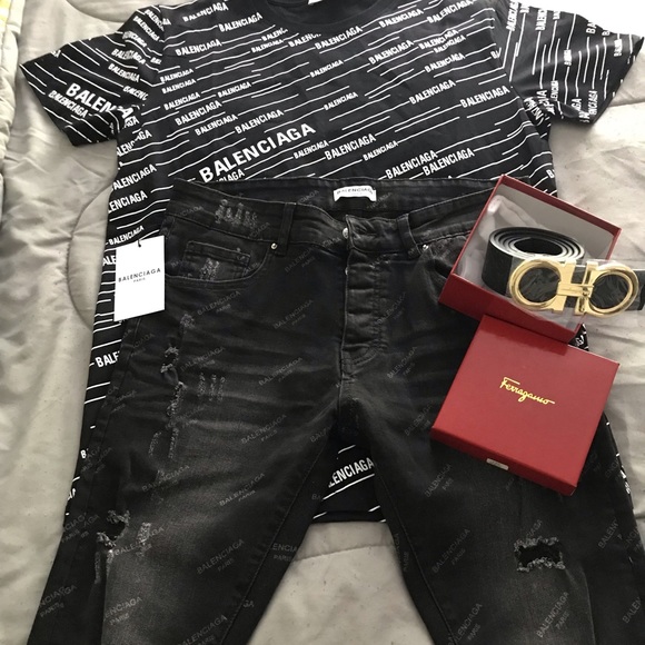 Balenciaga Other - Balenciaga shirt & pants + Ferragamo Belt